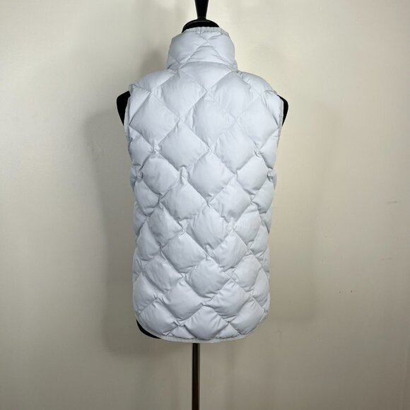 J. Crew Quilted Zip Front Puffer Waterfowl Partial Down Filled Vest, Sz Small - Picture 7 of 10